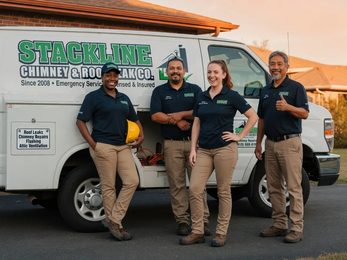 Chimney flashing repair company in Bisbee, ND